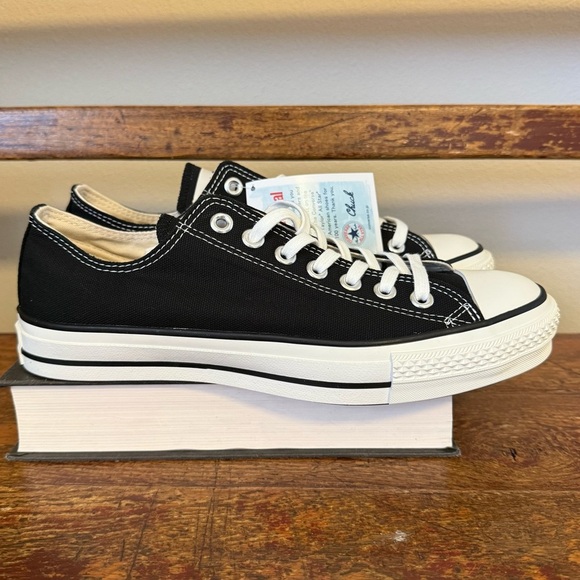 Converse Canvas All Star J OX Black Lo Made in Japan Sneakers Classic Shoe Low - Picture 3 of 15